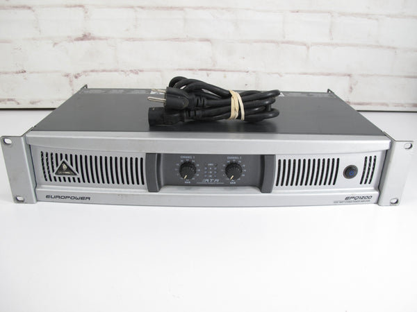 Behringer EuroPower EPQ1200 Stereo Power Amplifier 1200 Watts