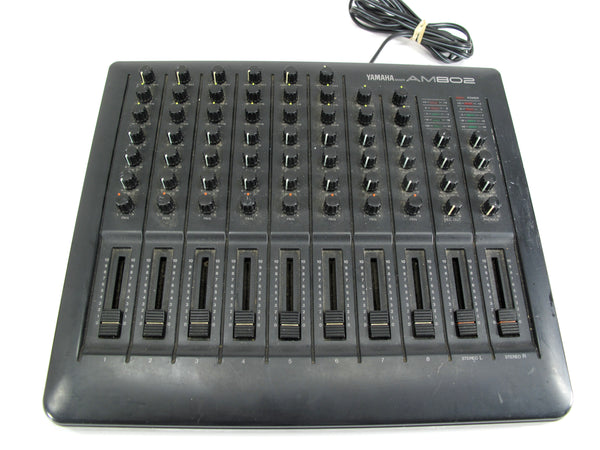 Yamaha AM802 8 Channel 1/4" Line Microphone Pro Audio Mixer