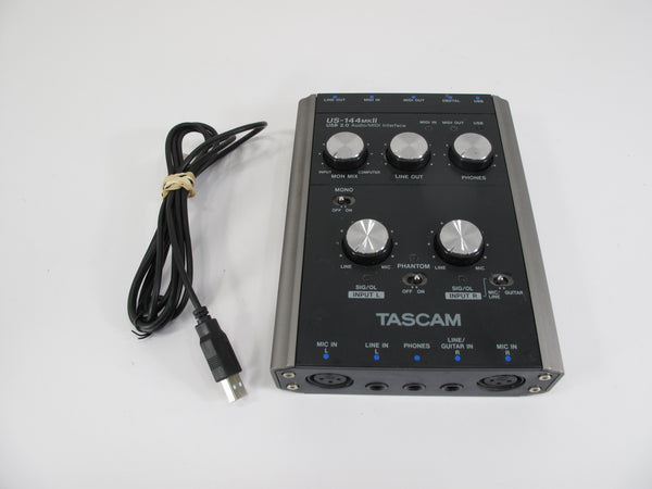 Tascam US-144 MKII USB 2.0 Audio & MIDI Music Recording Interface