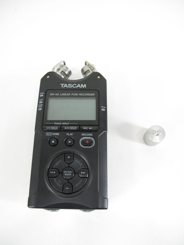 Tascam DR-40 Four Track Digital Audio Recorder & USB Audio Interface Black