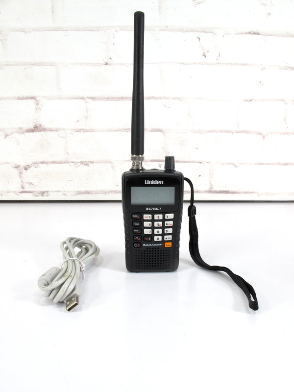Uniden BC75XLT Bearcat 300 Channel Handheld Scanner w/ Antenna