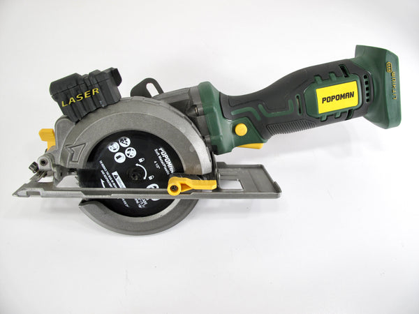 Popoman MTW510B 20V 4-1/2" Cordless Mini Circular Saw TOOL ONLY