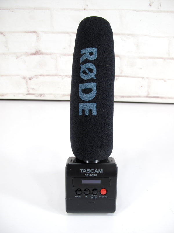 Tascam DR-10SG Camera Mount Shotgun Microphone & Audio Recorder