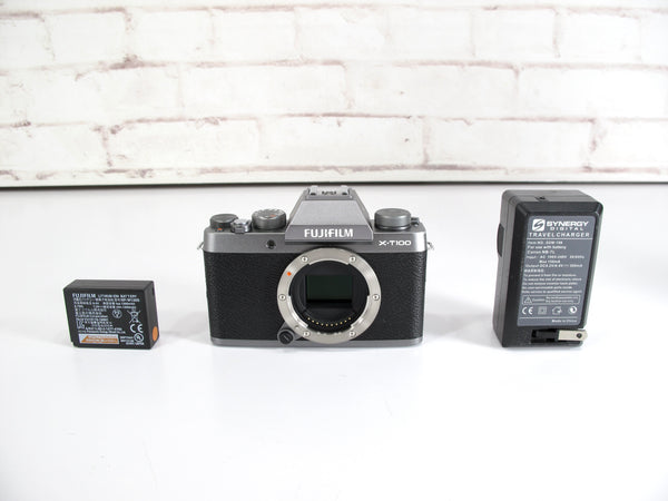 Fujifilm Fuji X Series X-T100 24.2MP Mirrorless Digital Camera Body