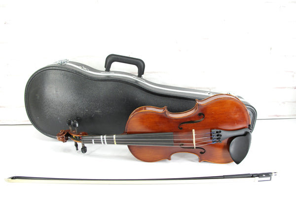 Schmitt Model 100 4/4 Full Size Violin w Glasser Bow by Amati's Fine Instruments