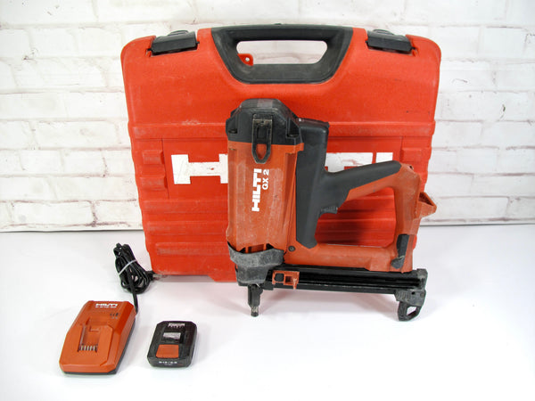 HILTI GX2 Gas Power Actuated Fastening Tool Nailer w/ Battery & Charger Bundle