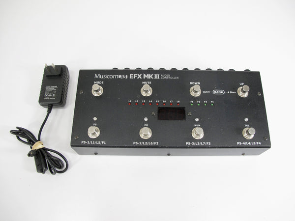 Musicom Lab EFX MK III 60 Bank Programmable Looper MIDI Guitar Control Pedal