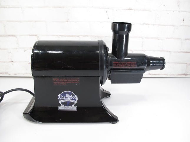 Champion The World’s Finest Juicer Model G5-PG-710 Heavy Duty Black