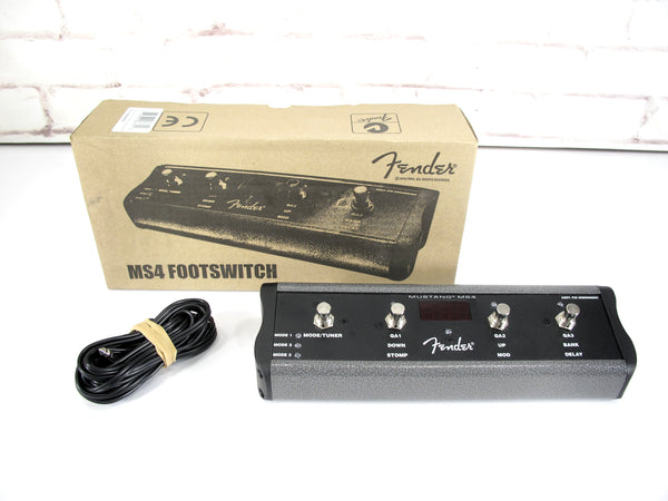Fender MS4 4-Button Switch Footswitch For Mustang Amps IV & V III