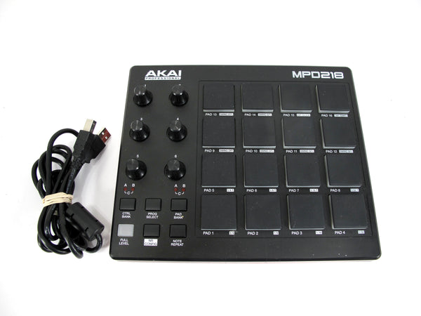 Akai MPD218 MIDI Pad Production & Performance Controller w/ 16 MPC Pads