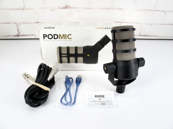 Rode PODMIC Broadcast-Grade Dynamic Microphone for Podcasting Pod Mic Podcast