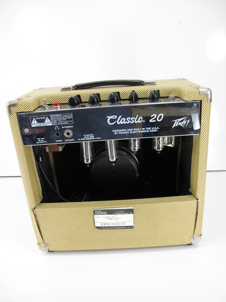 Peavey Classic 20 Vintage Tube Guitar Combo Amp Amplifier USA - Zeereez
