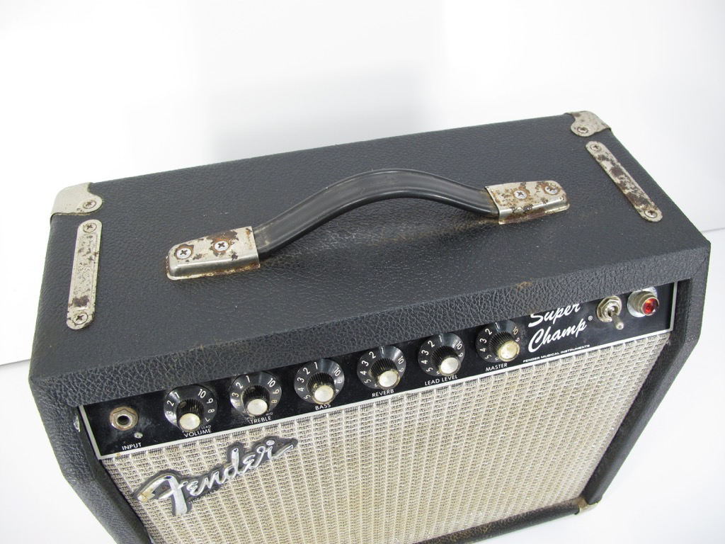 Fender Super Champ Rivera Vintage 1980s Guitar Tube Combo Amplifier Hand Wired - Zeereez