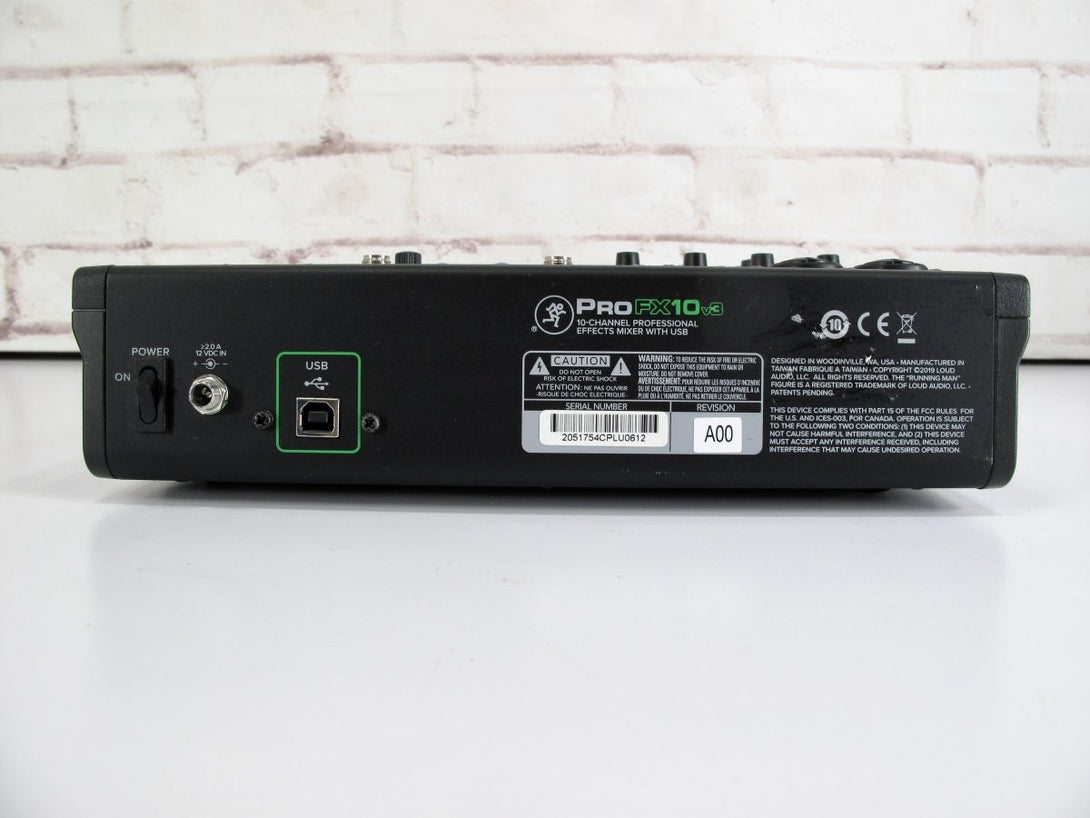 Mackie ProFXv3 10 Channel USB Digital Effects Compact Professional Audio Mixer - ZeereeZ