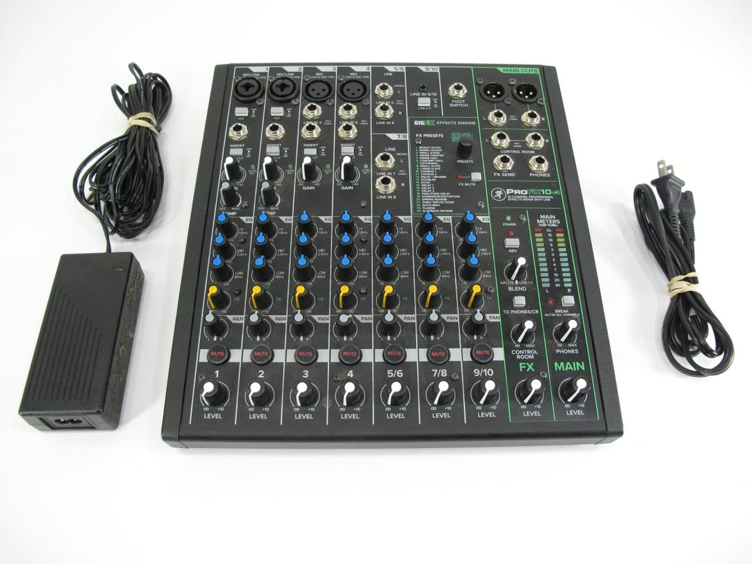 Mackie ProFXv3 10 Channel USB Digital Effects Compact Professional Audio Mixer - ZeereeZ