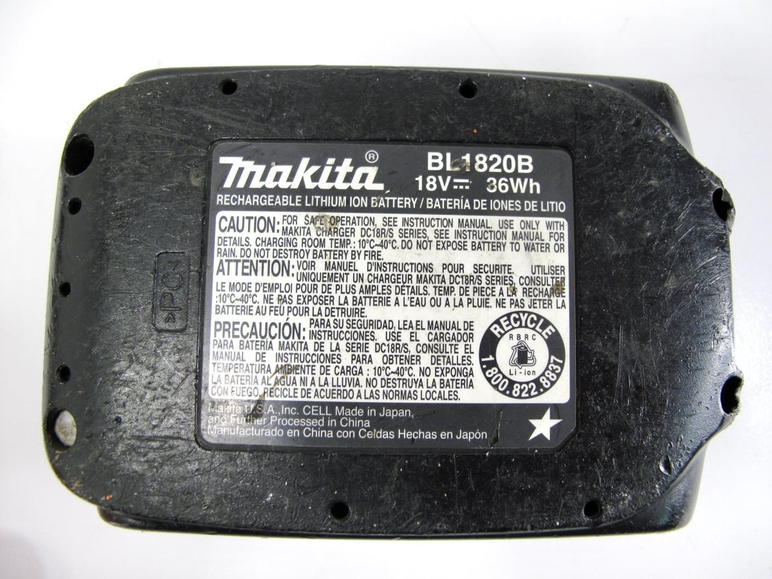 Makita BL1820B 18V LXT Lithium - Ion Compact 2.0Ah Power Tool Battery - ZeereeZ