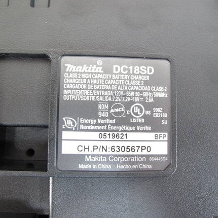 Makita DC18SD Li - Ion 14.4 - 18V & Ni MH 7.2 - 14.4 Power Tool Battery Charger - ZeereeZ
