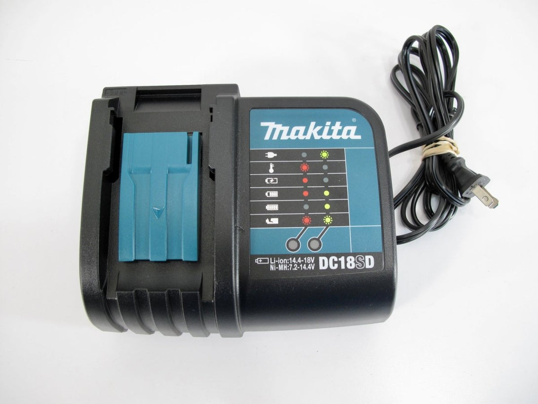 Makita DC18SD Li - Ion 14.4 - 18V & Ni MH 7.2 - 14.4 Power Tool Battery Charger - ZeereeZ