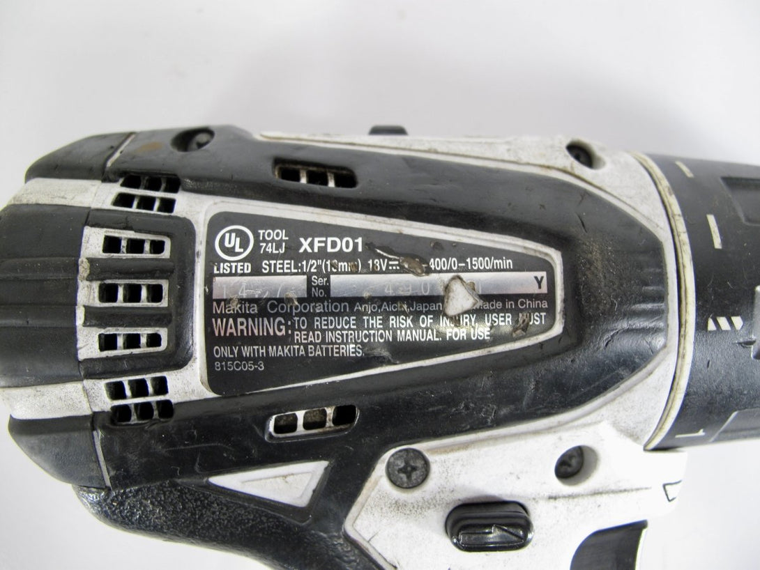 Makita XFD01 18V Lithium Ion 1/2" Cordless Drill Driver Tool Only - ZeereeZ