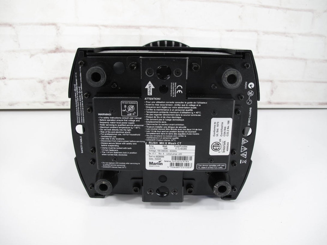 Martin Lighting RUSH MH 6 Wash CT RGBW Moving - Head Wash with Zoom - ZeereeZ