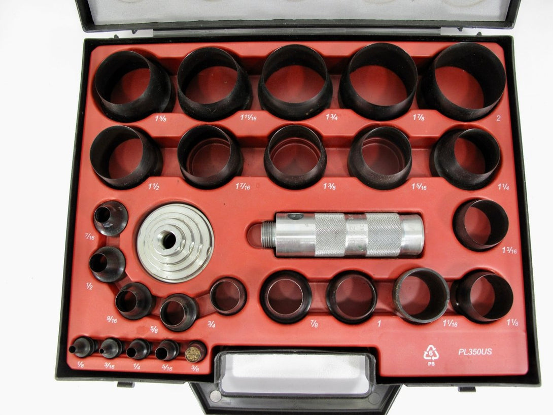 Mayhew Pro 66002 27 Pc SAE Hollow Punch Set Gasket Washer Maker - ZeereeZ