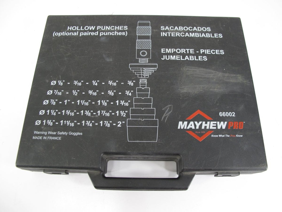 Mayhew Pro 66002 27 Pc SAE Hollow Punch Set Gasket Washer Maker - ZeereeZ