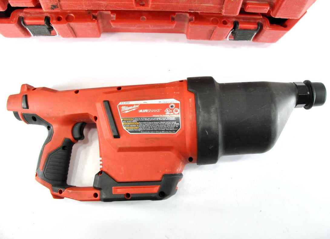 Milwaukee 2572B - 21 M12 AIRSNAKE 12V Li - Ion Drain Cleaning Air Gun Kit - ZeereeZ