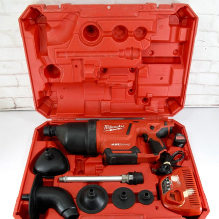Milwaukee 2572B - 21 M12 AIRSNAKE 12V Li - Ion Drain Cleaning Air Gun Kit - ZeereeZ