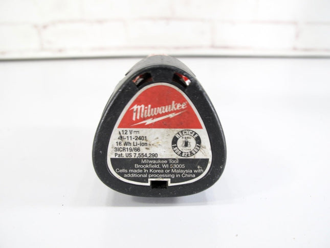 Milwaukee 48 - 11 - 2401 Genuine M12 12V 1.5Ah Red Lithium Ion Battery - ZeereeZ