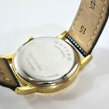 Movado 01.3.34.6003 Museum Classic Women's Gold PVD Watch $595 MSRP - ZeereeZ
