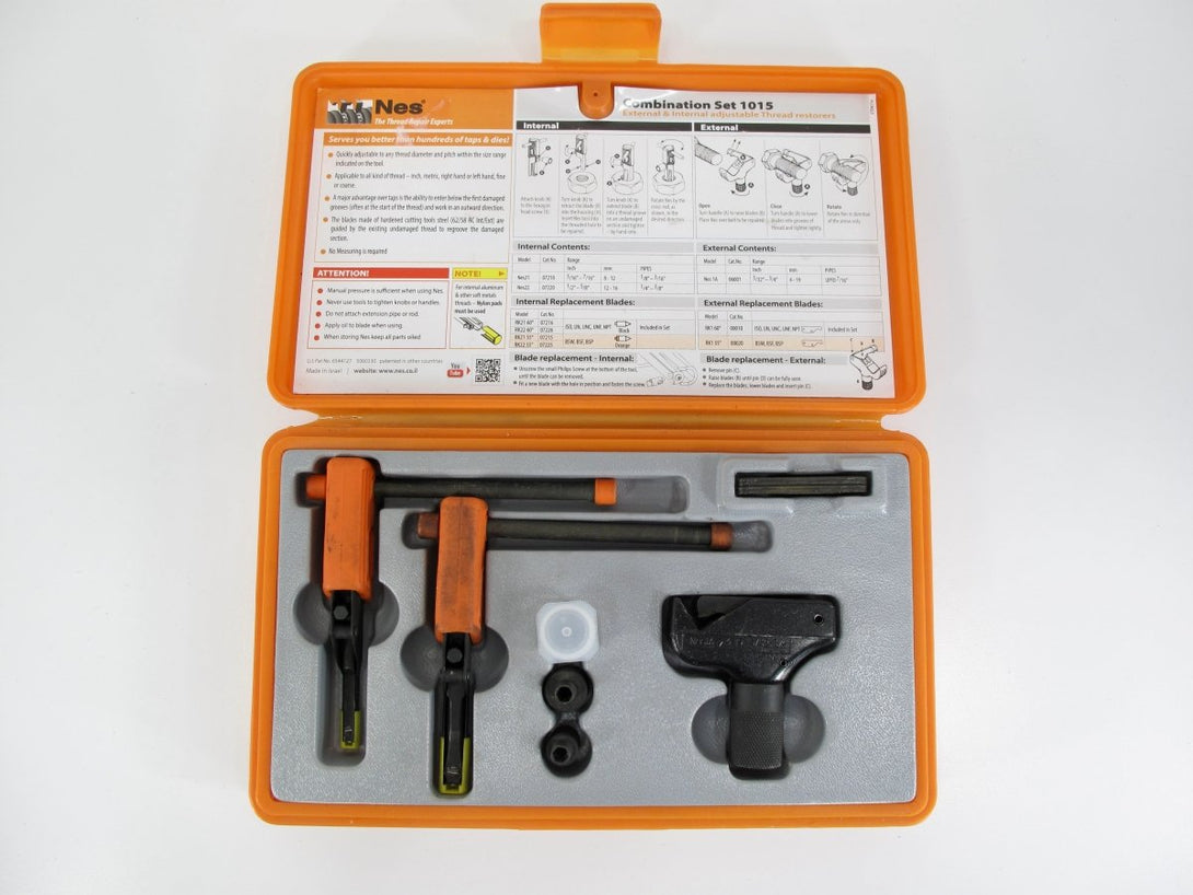 Nes 1015 Universal Combo Thread Repair Kit Rethread Chaser Rethreading set - ZeereeZ