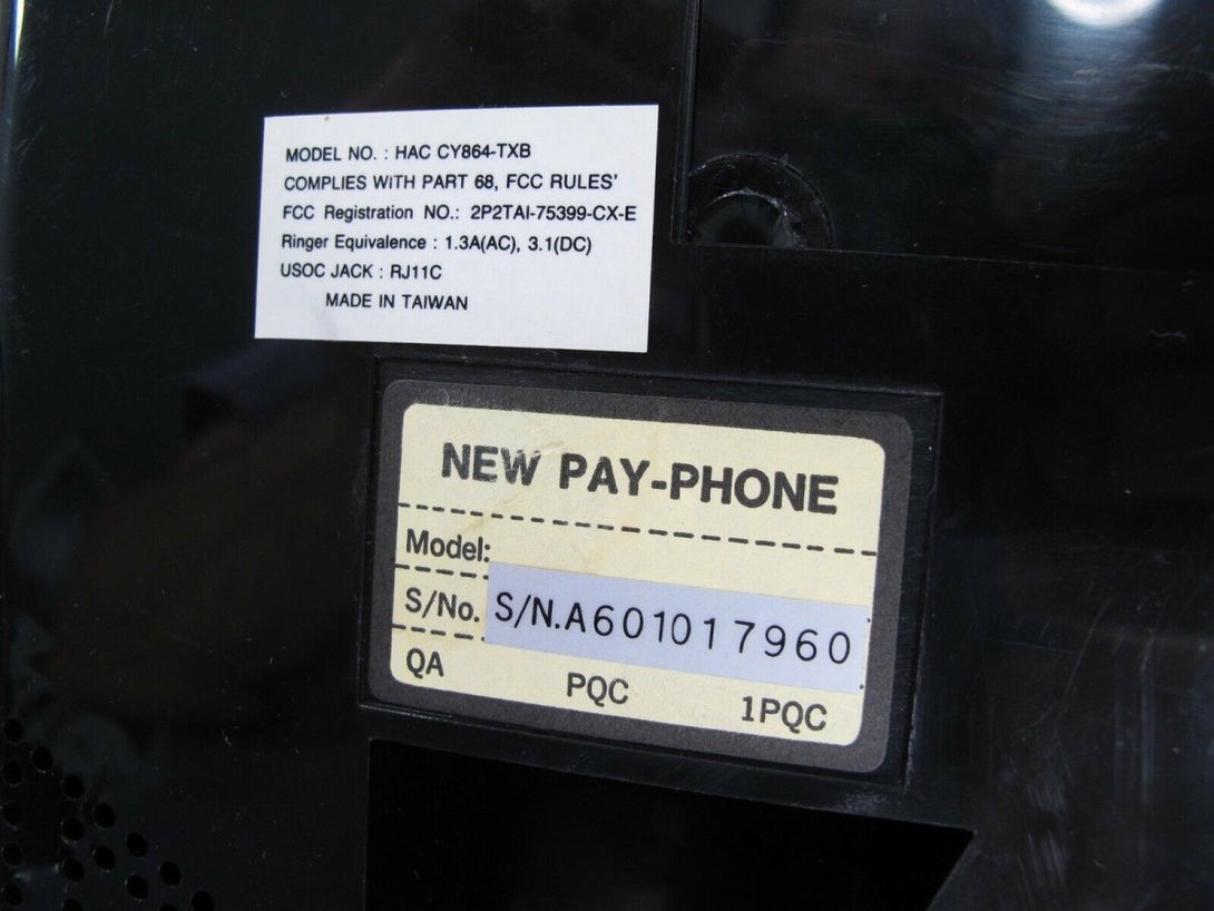New Pay Phone HAC CY864 - TXB Hotel Business Payphone w/ Keys - ZeereeZ