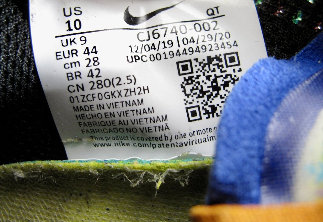 Nike Air Vapormax 2020 Flyknit Iron Grey Multicolor CJ6740 - 002 Size 10 - ZeereeZ