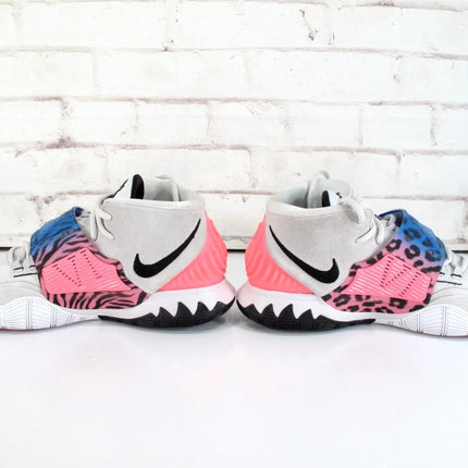 Nike Kyrie 6 Vast Grey Blue Pink Basketball Shoes Size 9.5 2019 - ZeereeZ