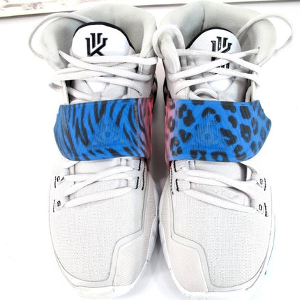 Nike Kyrie 6 Vast Grey Blue Pink Basketball Shoes Size 9.5 2019 - ZeereeZ