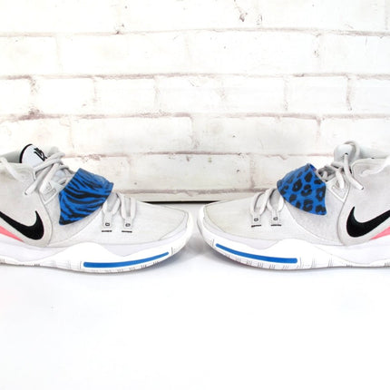 Nike Kyrie 6 Vast Grey Blue Pink Basketball Shoes Size 9.5 2019 - ZeereeZ