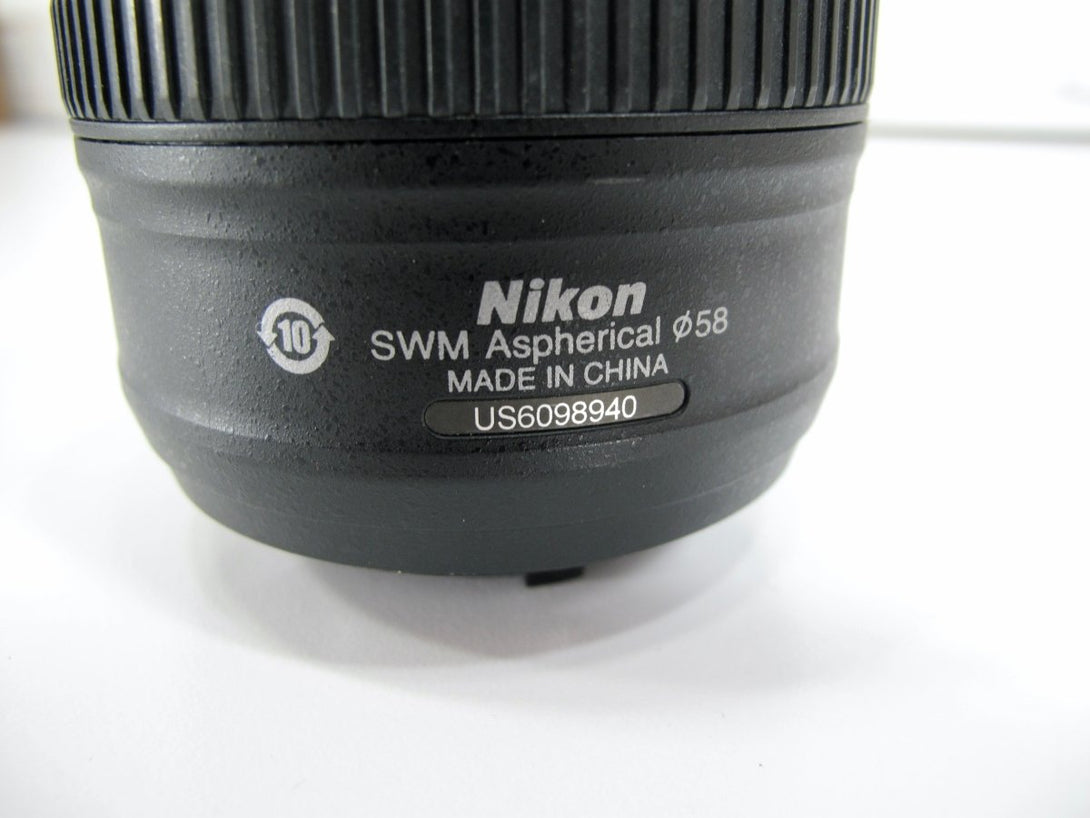 Nikon AF - S Nikkor 50mm f:1.8G SWM Aspherical Prime Camera Lens - ZeereeZ