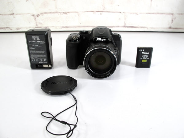 Nikon Coolpix P600 16.1 MP Wi - Fi CMOS Digital Camera w/ 60x Zoom 1080p HD - ZeereeZ
