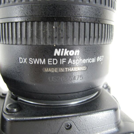 Nikon D80 10.2MP Digital SLR w/ Nikkon DX SWM ED IF Aspherical 18 - 70mm Lens - ZeereeZ