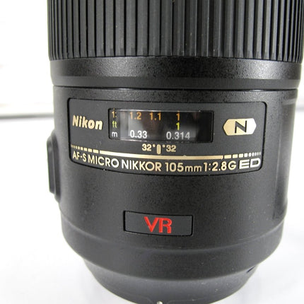Nikon VR AF - S Micro Nikkor 105mm f:2.8G ED Camera Lens - ZeereeZ