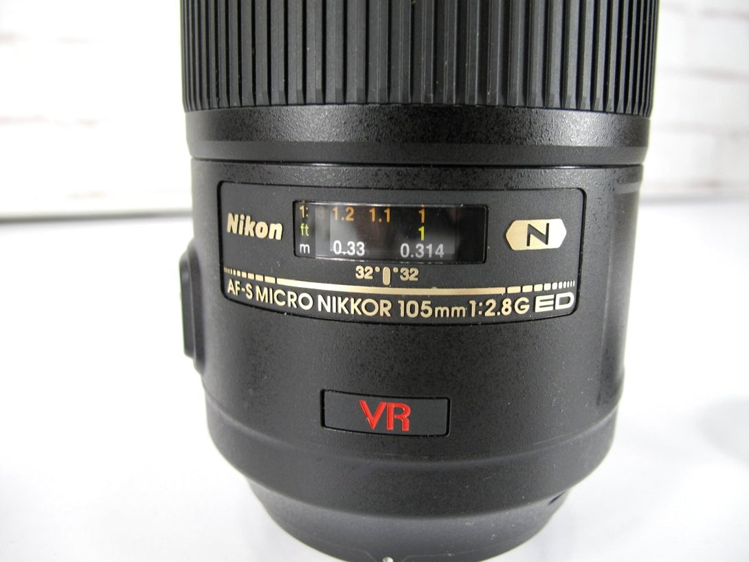 Nikon VR AF - S Micro Nikkor 105mm f:2.8G ED Camera Lens - ZeereeZ