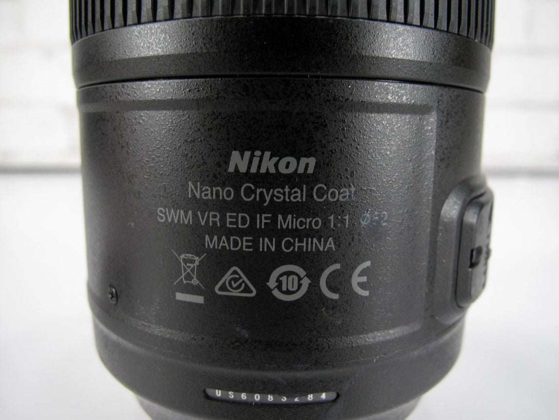 Nikon VR AF - S Micro Nikkor 105mm f:2.8G ED Camera Lens - ZeereeZ