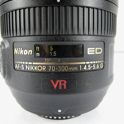 Nikon VR AF - S NIKKOR 70 - 300mm f:4.5 - 5.6 G ED Camera Lens - ZeereeZ