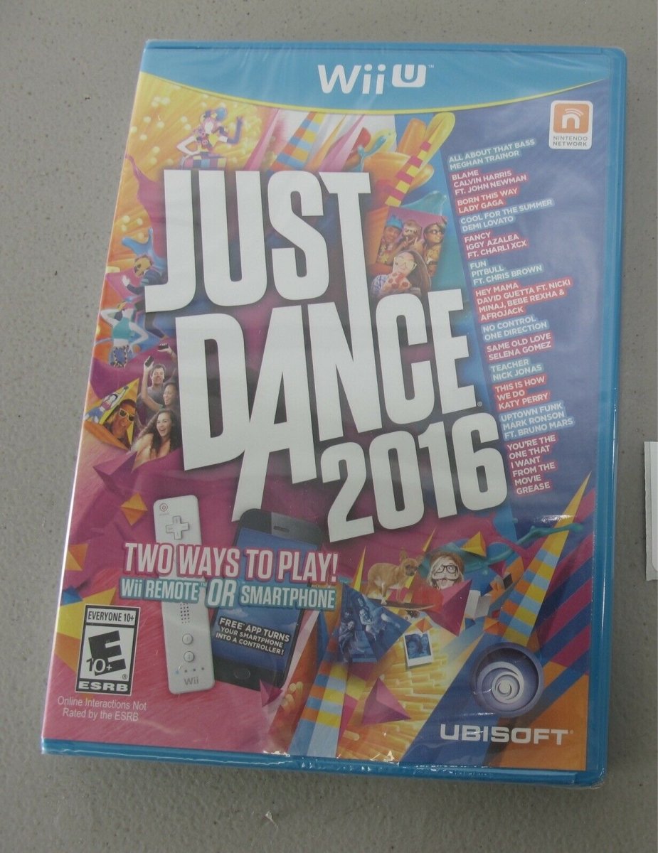 Nintendo WII U Just Dance 2016 Video Game Sealed - ZeereeZ