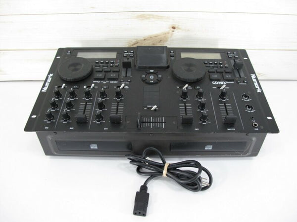 Numark CD Mix Bluetooth Dual Deck CD Vinyl Scratch Console System - ZeereeZ