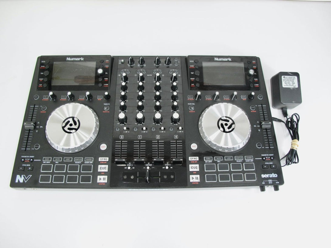 Numark NV Professional DJ Serato Interface 4 Channel Dual Screen Controller - ZeereeZ