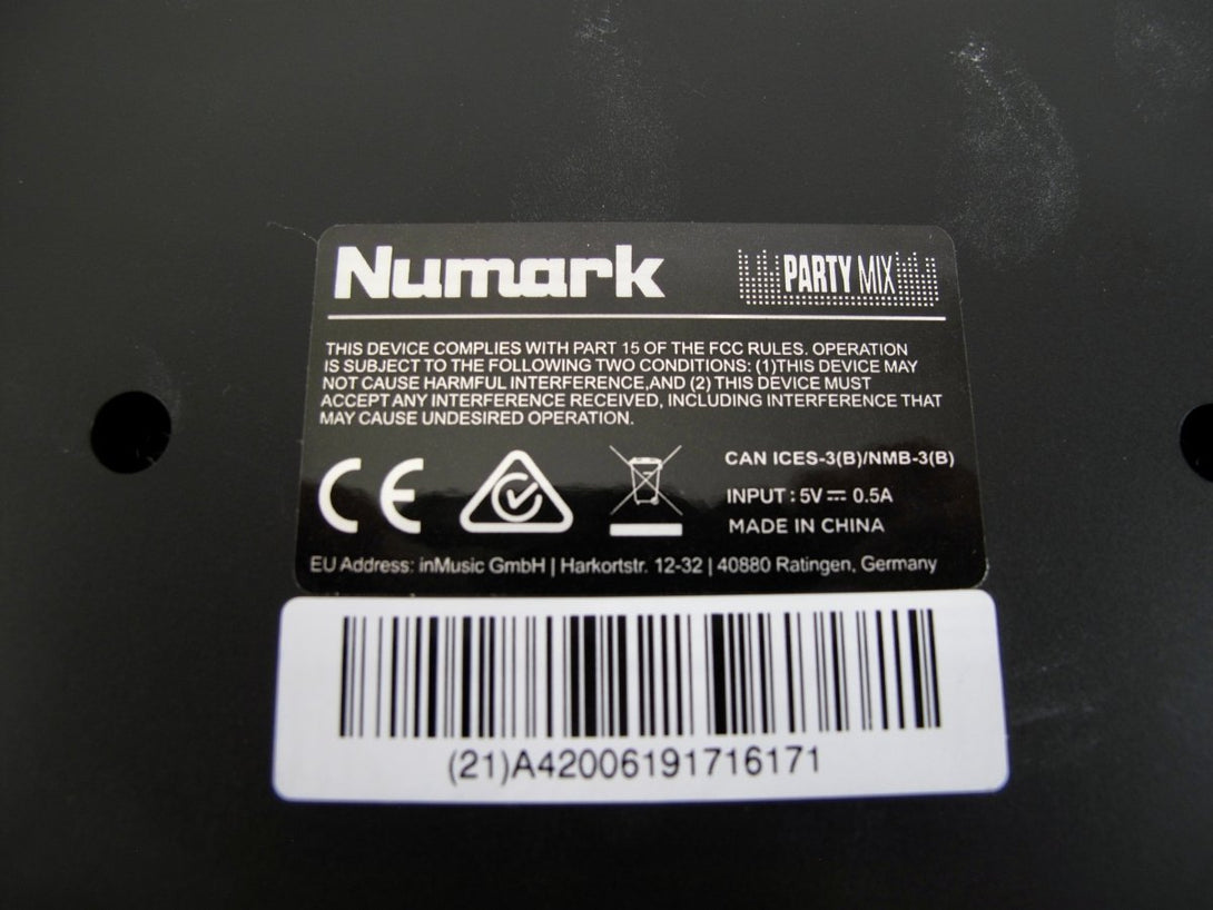 Numark Party Mix DJ Controller with Built - In Light Show - ZeereeZ