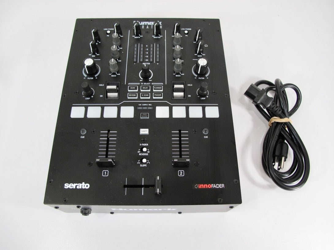 Numark Scratch 24 - Bit 2 - Channel Serato DJ Pro DVS Scratch Mixer w/ 8 Pads + FX - ZeereeZ