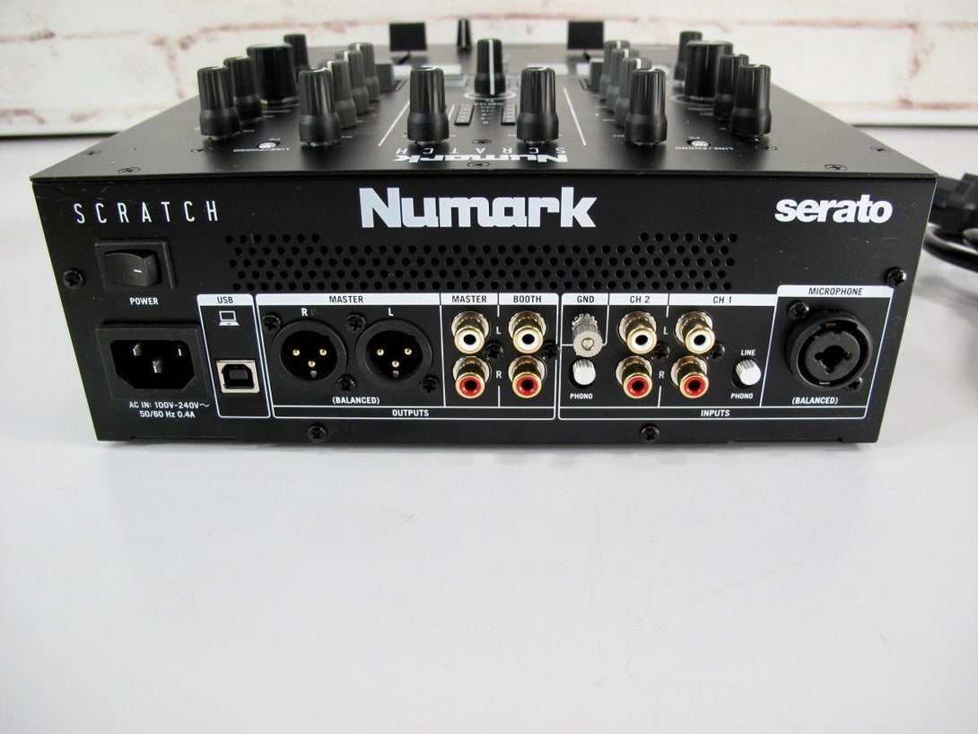 Numark Scratch 24 - Bit 2 - Channel Serato DJ Pro DVS Scratch Mixer w/ 8 Pads + FX - ZeereeZ