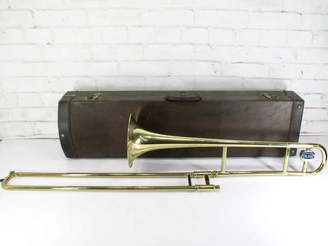 Olds Ambassador 1970s Fullerton CA Slide Trombone w/ Case - ZeereeZ